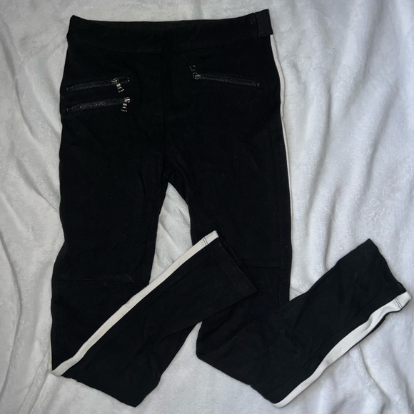 BCBGMaxAzria Theo pants/leggings - black & white - Picture 2 of 5